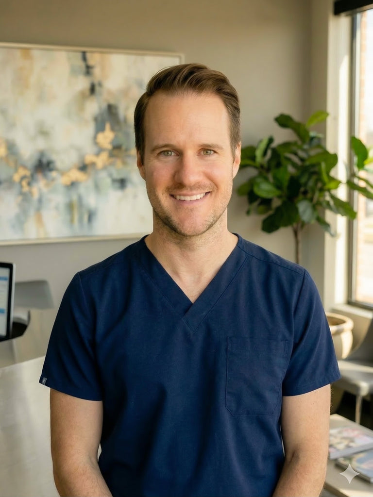 Dr. Fortin, Founder and Medical Director of Paperplane Therapeutics, smiling warmly in a professional portrait.
